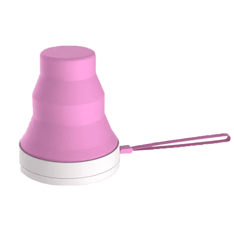 UVC LED sterilizátor na menstruační kalíšky růžový