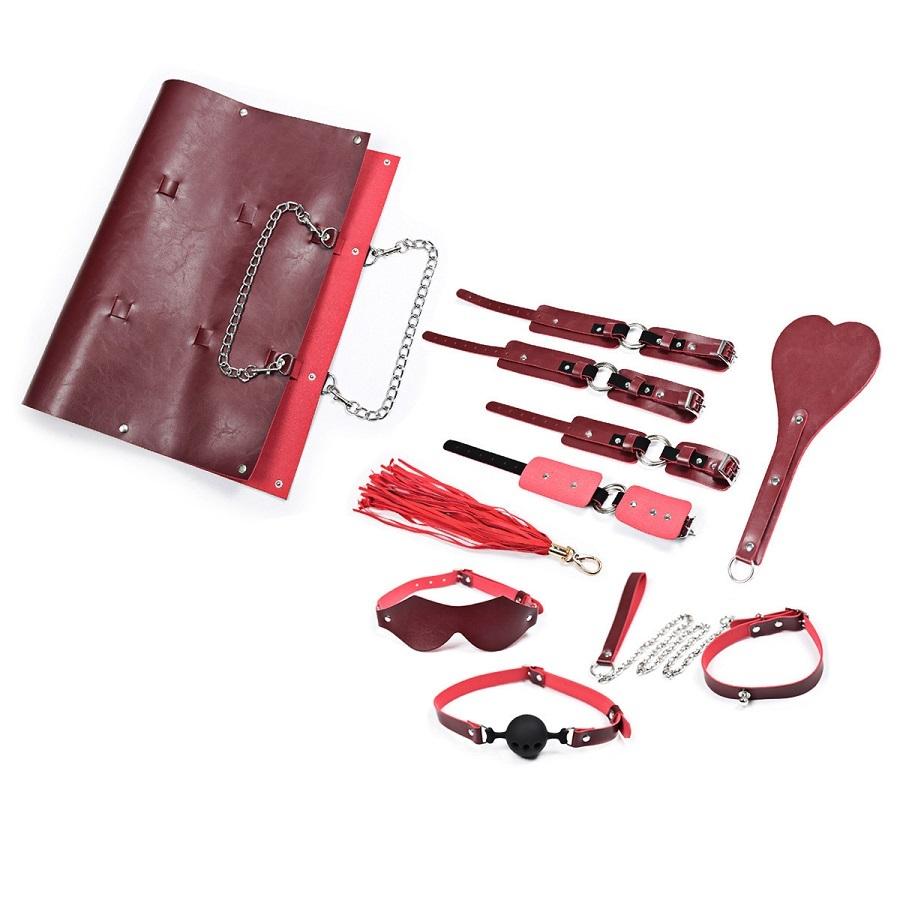 BASIC X Handbag luxusní BDSM sada červená