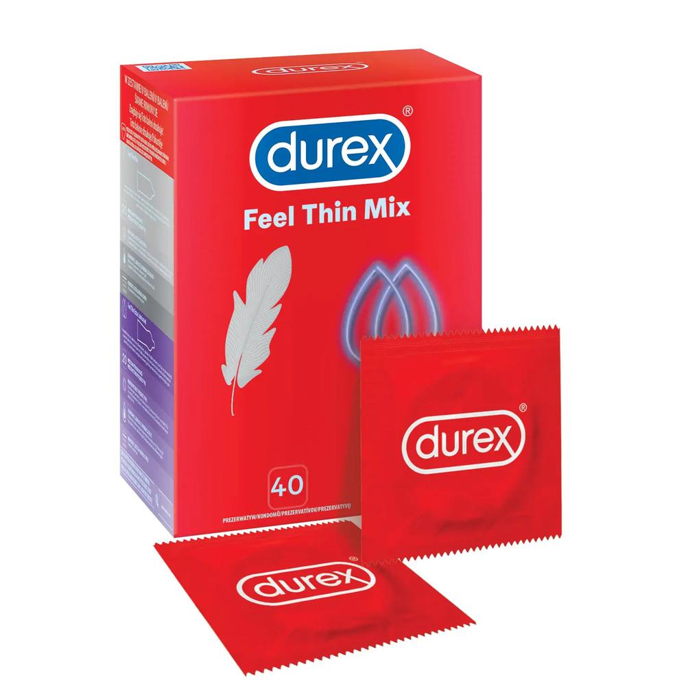 Durex Feel Thin MIX 40 ks