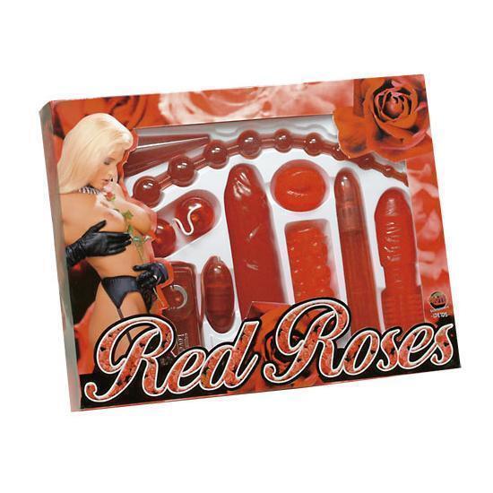 Red Roses Sada erotických pomůcek 9 ks