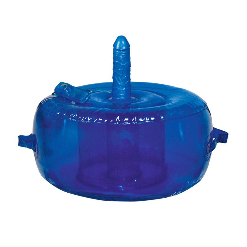 Šukací stroj Silvia Saint Love Chair Rodeo Taburet s vibrátorem - modrý