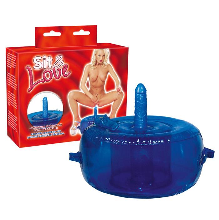Silvia Saint Love Chair Rodeo Taburet s vibrátorem - modrý - Image 2