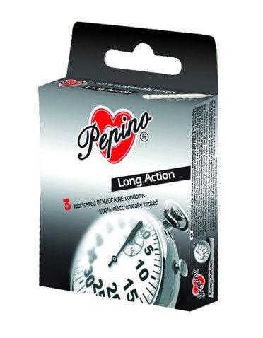 Pepino kondomy Long Action - 3 ks