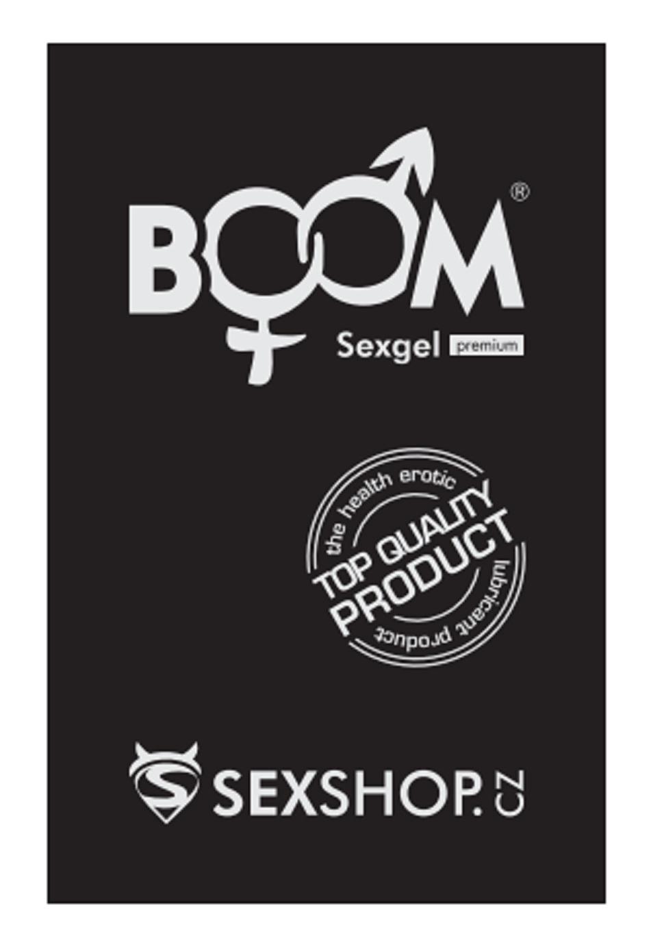 BOOM Sexgel silikonový lubrikační gel 3 ml