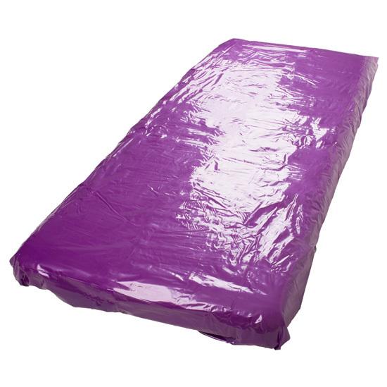Fetish Lakované ložní prádlo - PVC prostěradlo 200x230 cm - fialové - Image 2