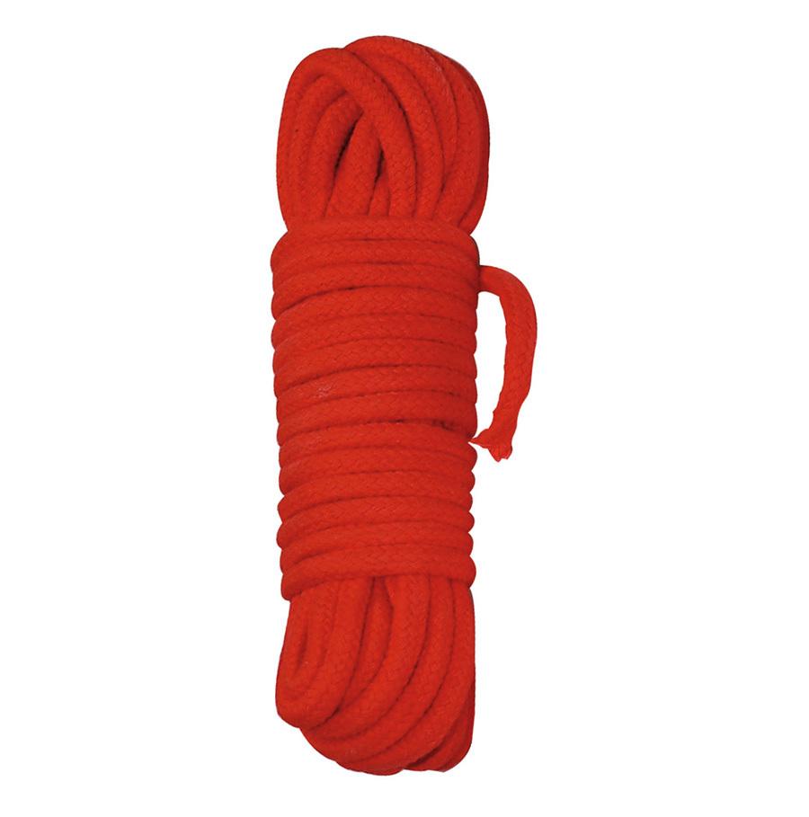 Levně Shibari Bondage lano 10 m - červené