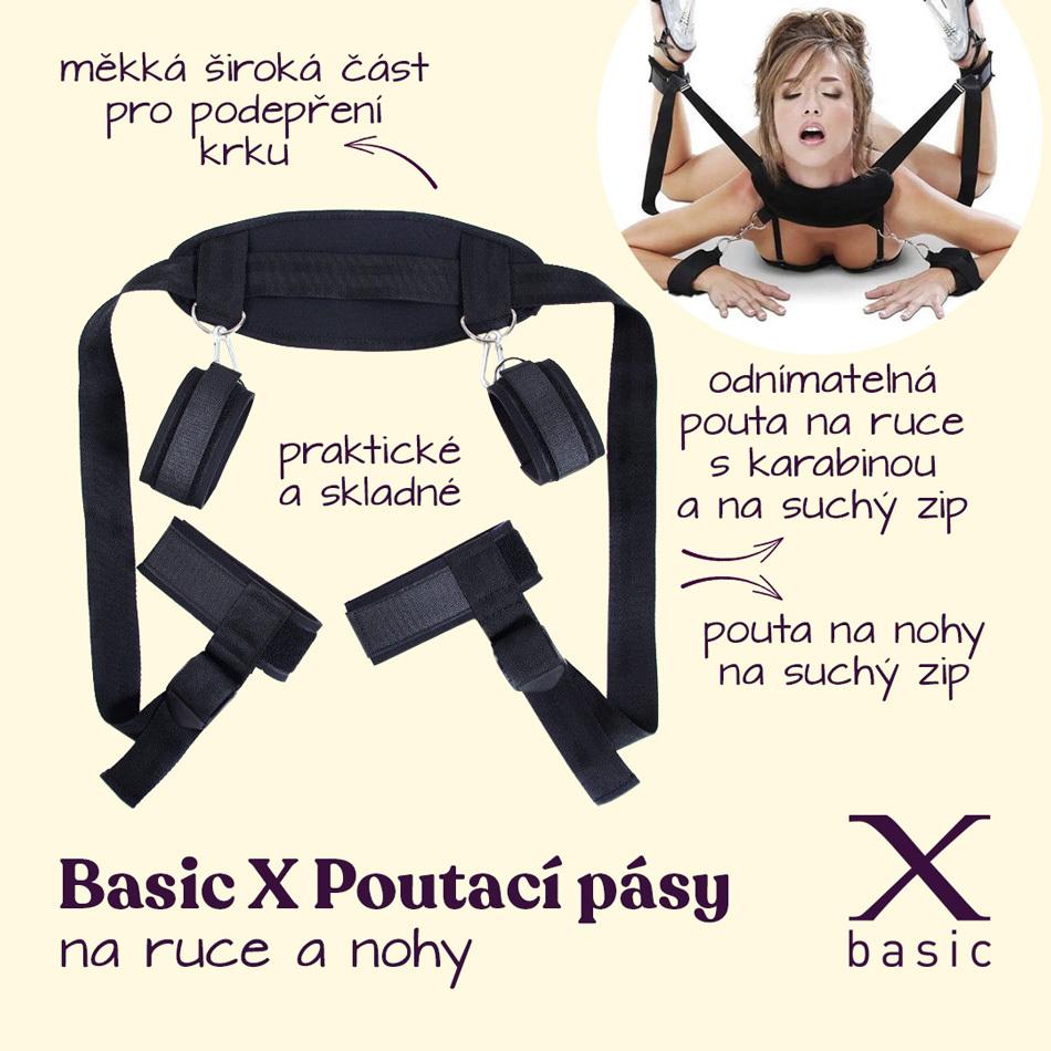 BASIC X poutací pásy na ruce a nohy - Image 2