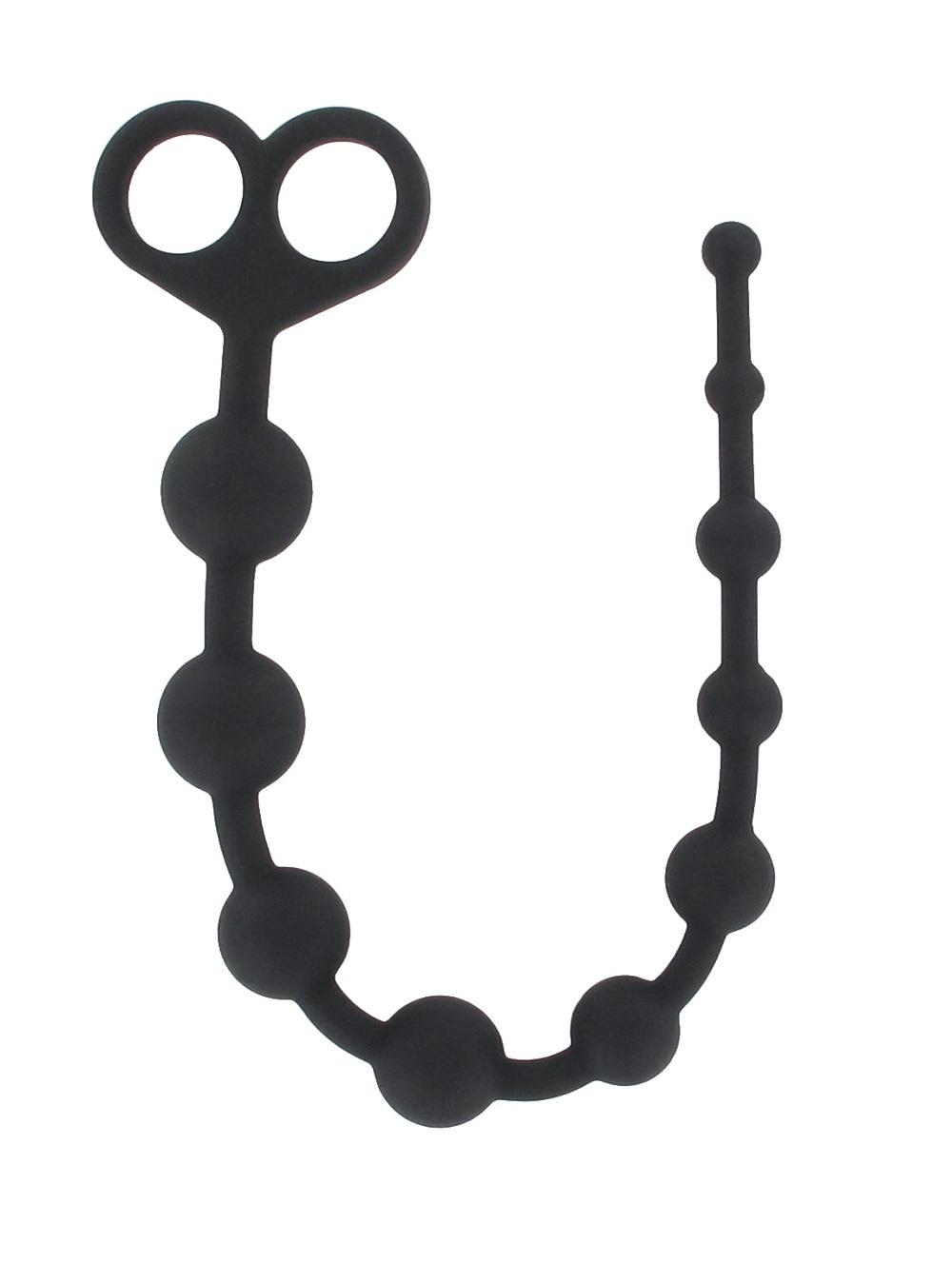 BASIC X anální šňůra černá