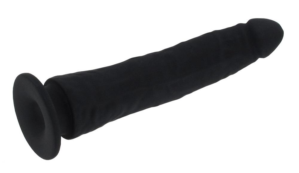 BASIC X Elio silikonové dildo s přísavkou černé - Obrázek 4