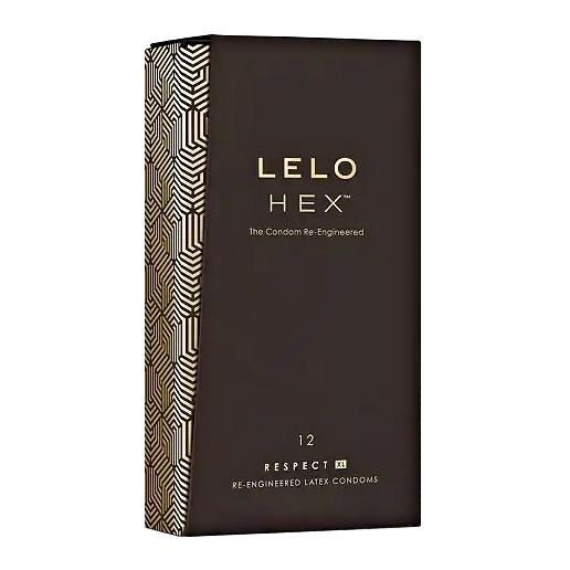 Lelo HEX respect XL kondomy 12 ks