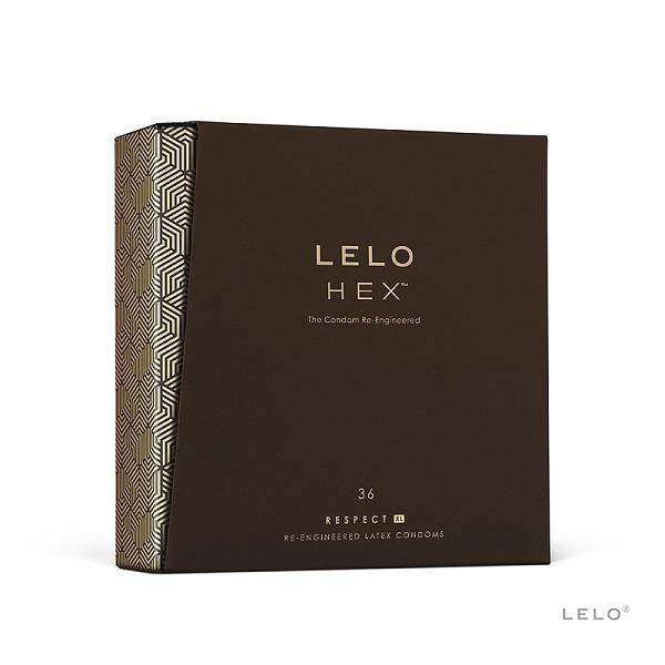 Lelo HEX respect XL kondomy 36 ks
