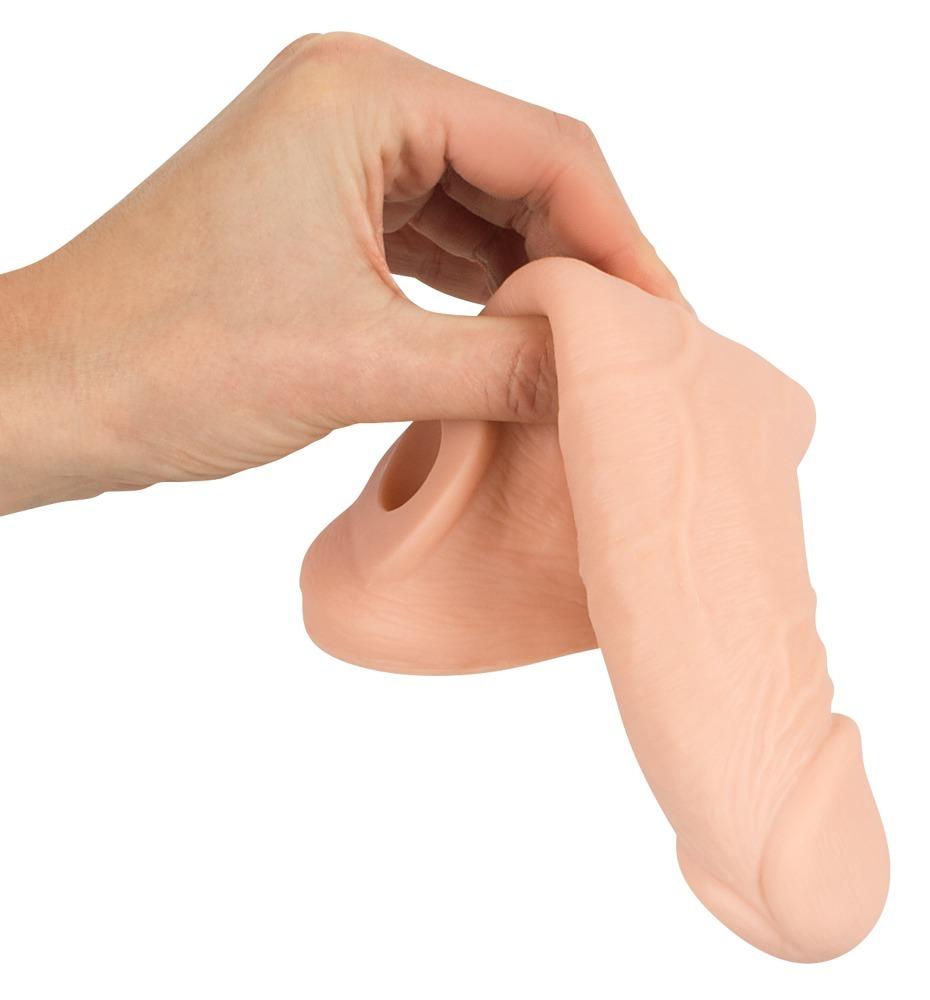 Nature Skin návlek na penis se smyčkou na varlata - Image 4