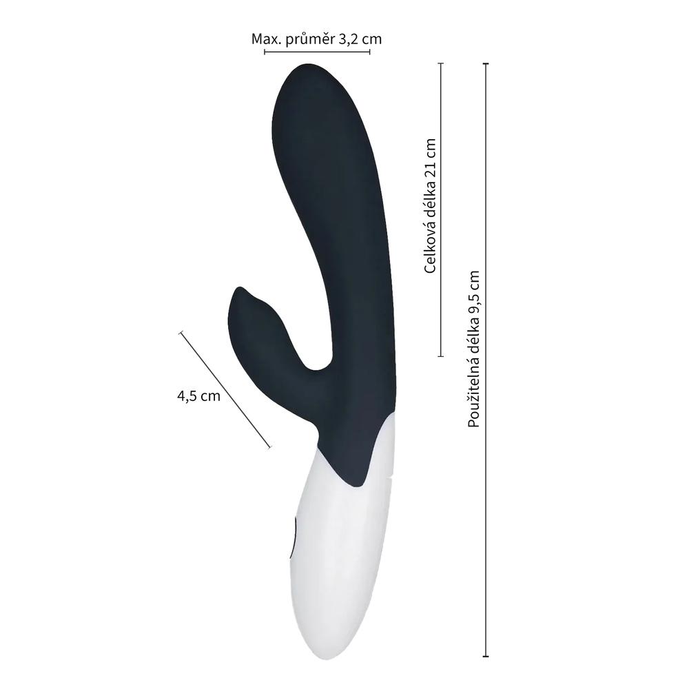 BASIC X Selina Rabbit vibrátor černý