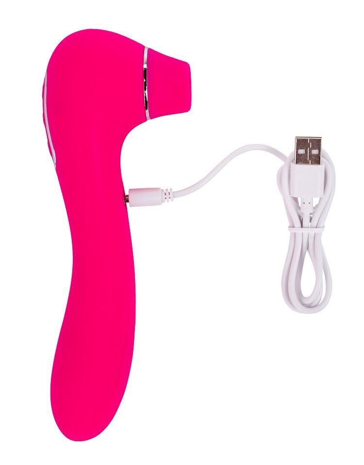 Romant Suction 2v1 stimulátor a vibrátor růžový