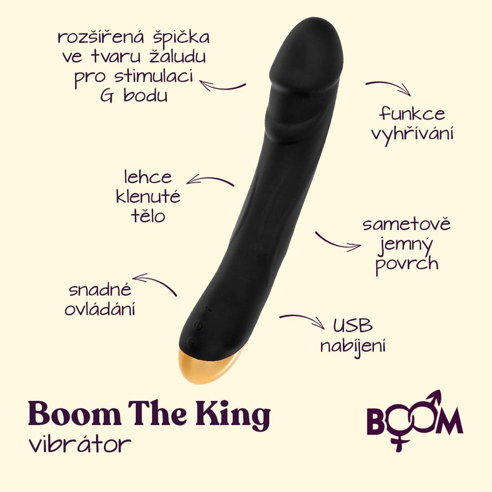 BOOM The King vibrátor černý - Image 2