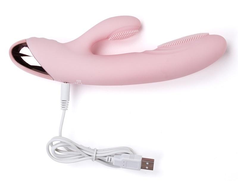 BOOM The Queen rabbit vibrátor růžový