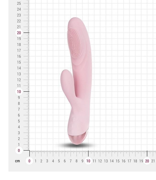 BOOM The Queen rabbit vibrátor růžový