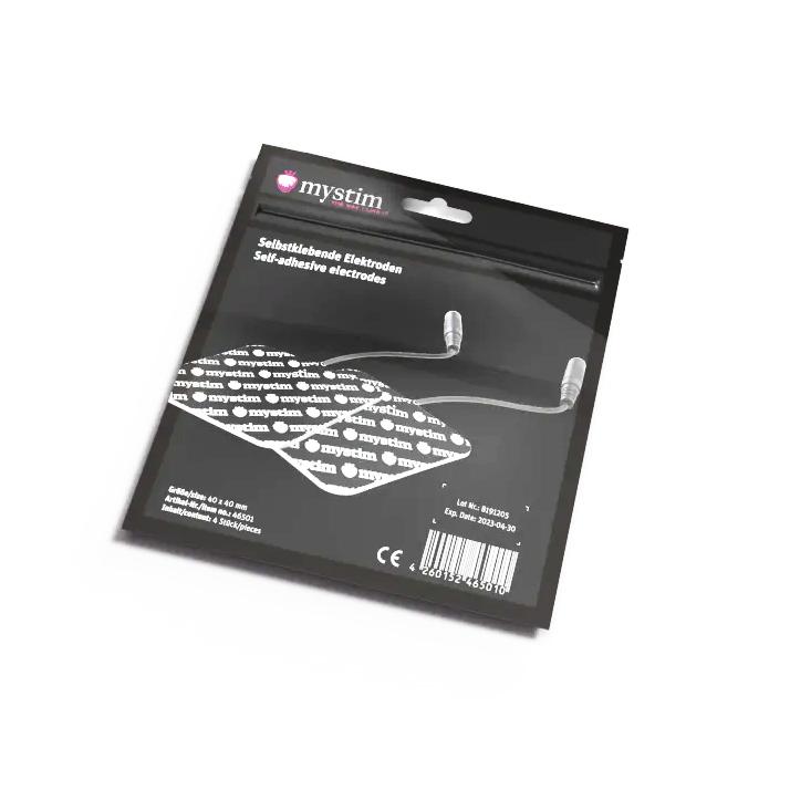 Mystim Elektro sex – Samodržící elektrody 4 ks