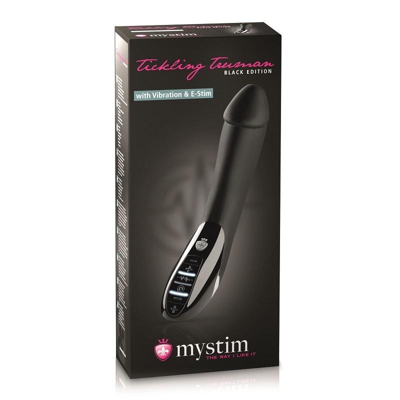 Mystim Tickling Truman Vibrátor s elektrostimulací – Black Edition