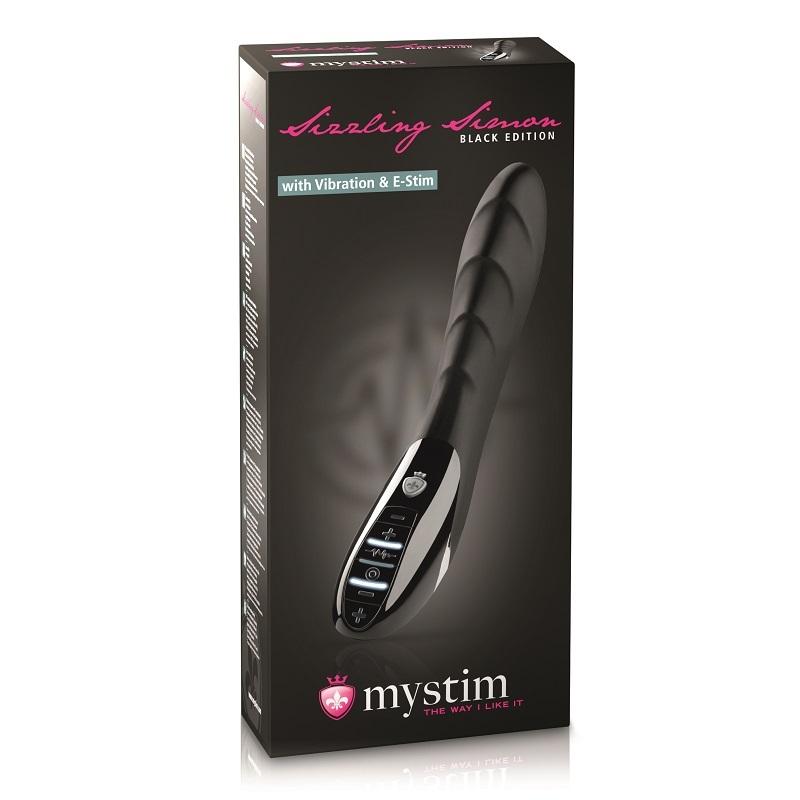 Mystim Sizzling Simon Vibrátor s elektrostimulací - Black Edition - Obrázek 2