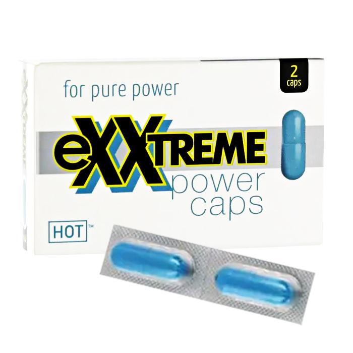 Hot Exxtreme Power Caps - přírodní doplněk stravy pro podporu sexuální funkce u mužů