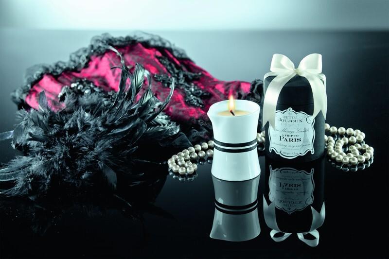 Mystim A trip to Paris – luxusní masážní svíčka – 120 g