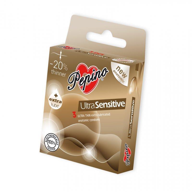 Pepino kondomy Ultra Sensitive - 3 ks