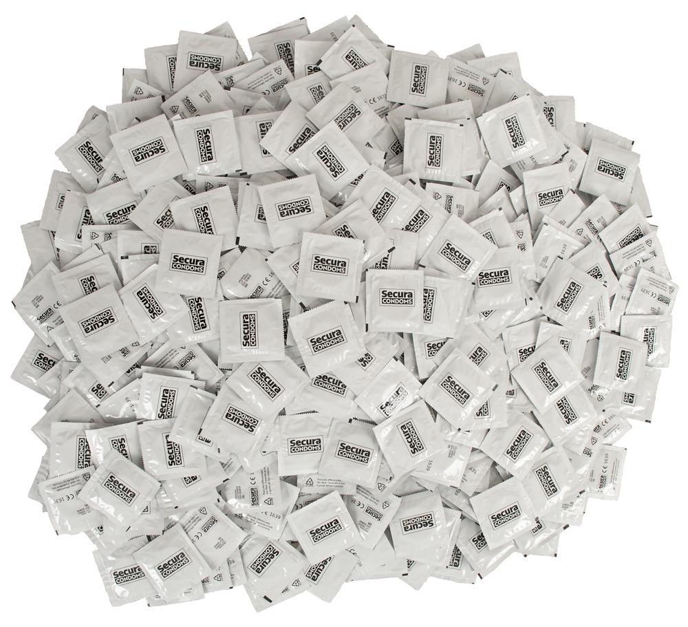 Secura kondomy Transparent - 50 ks