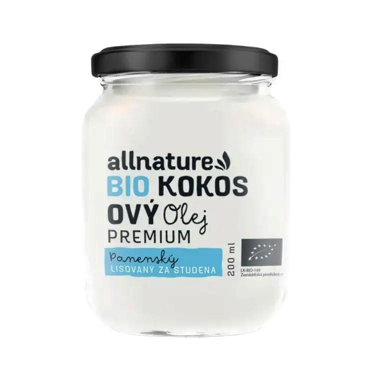 Allnature Premium BIO Kokosový olej 200 ml