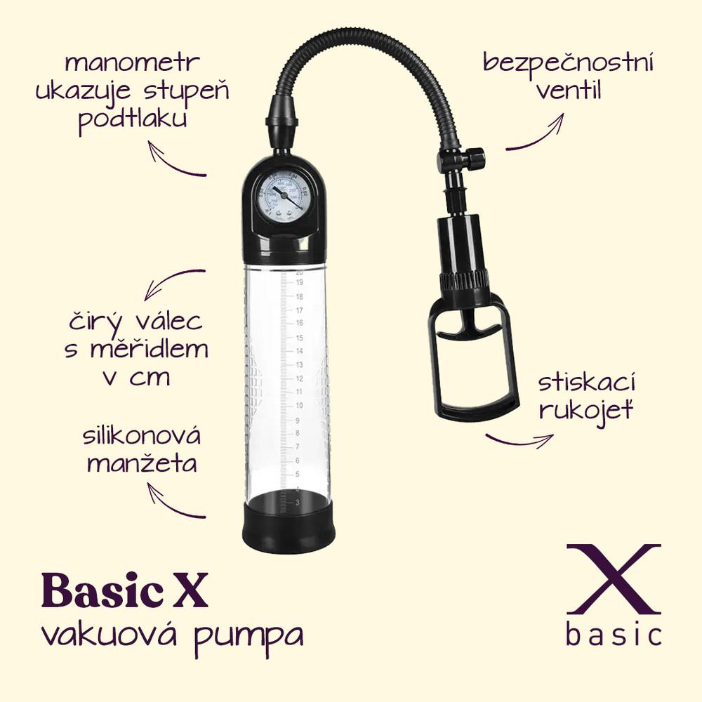 BASIC X vakuová pumpa s manometrem - Image 2