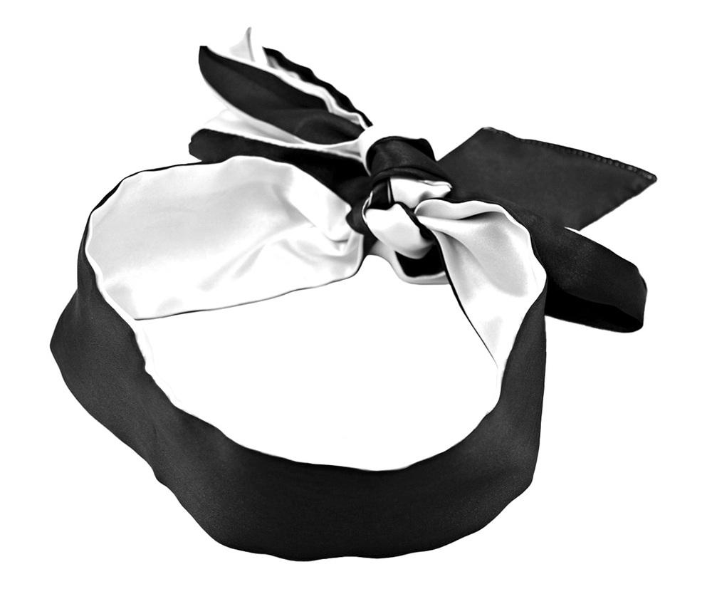 BASIC X Saténová šálka na oči bílá