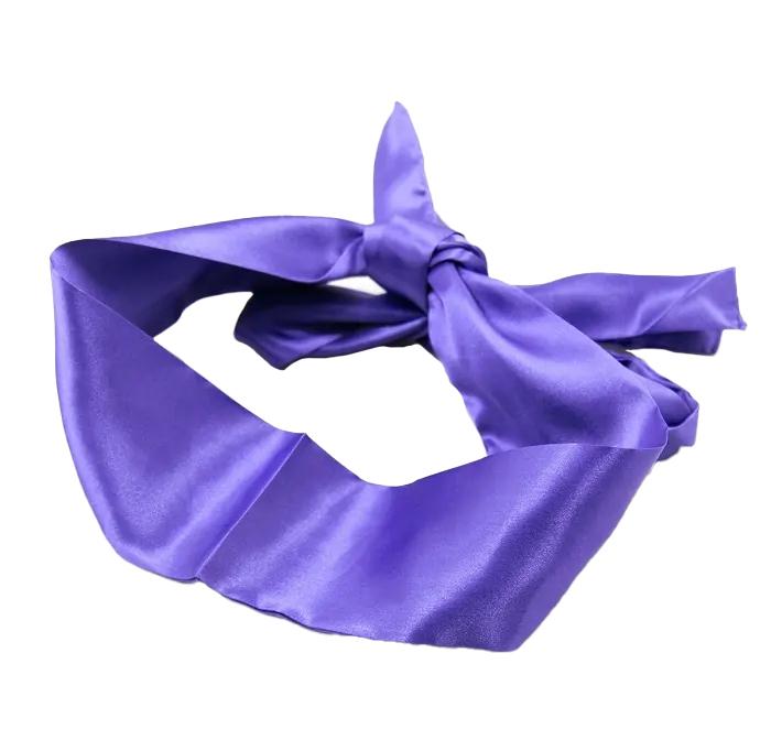 BASIC X Saténová šála na oči fialová