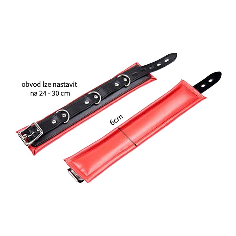 BASIC X pouta na ruce červená