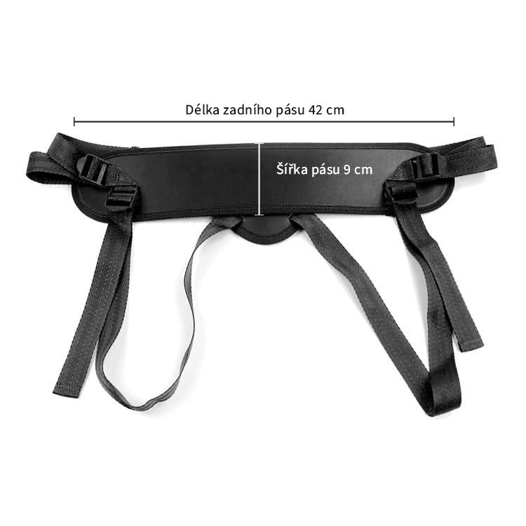 BASIC X postroj na připínací penis černý - Obrázek 3