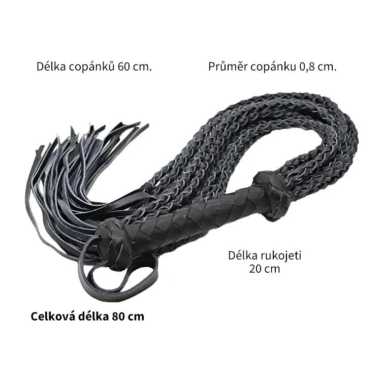 BASIC X důtky pletené černé - Image 2