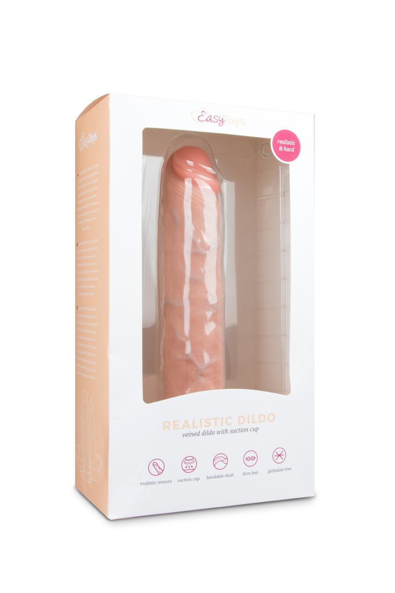 Easytoys Realistic dildo 28 cm - tělové - Obrázek 2