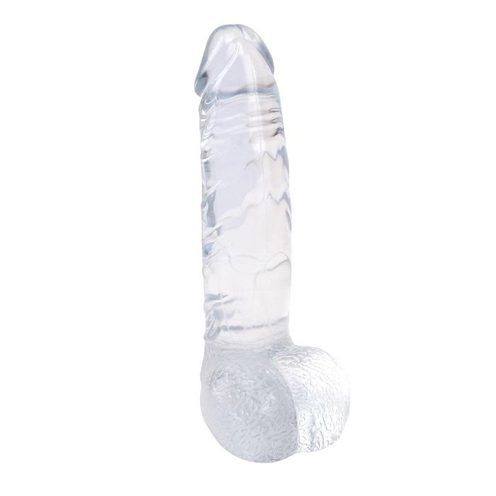 Ding Dong dildo gelové transparentní - Obrázek 3