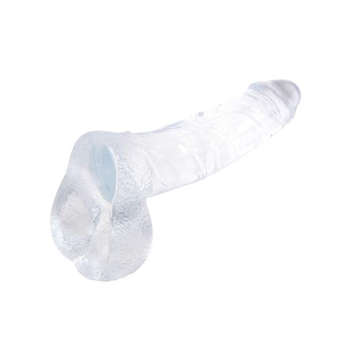 Ding Dong dildo gelové transparentní - Obrázek 4