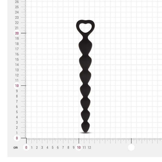 BASIC X Anální korále vel. M černé