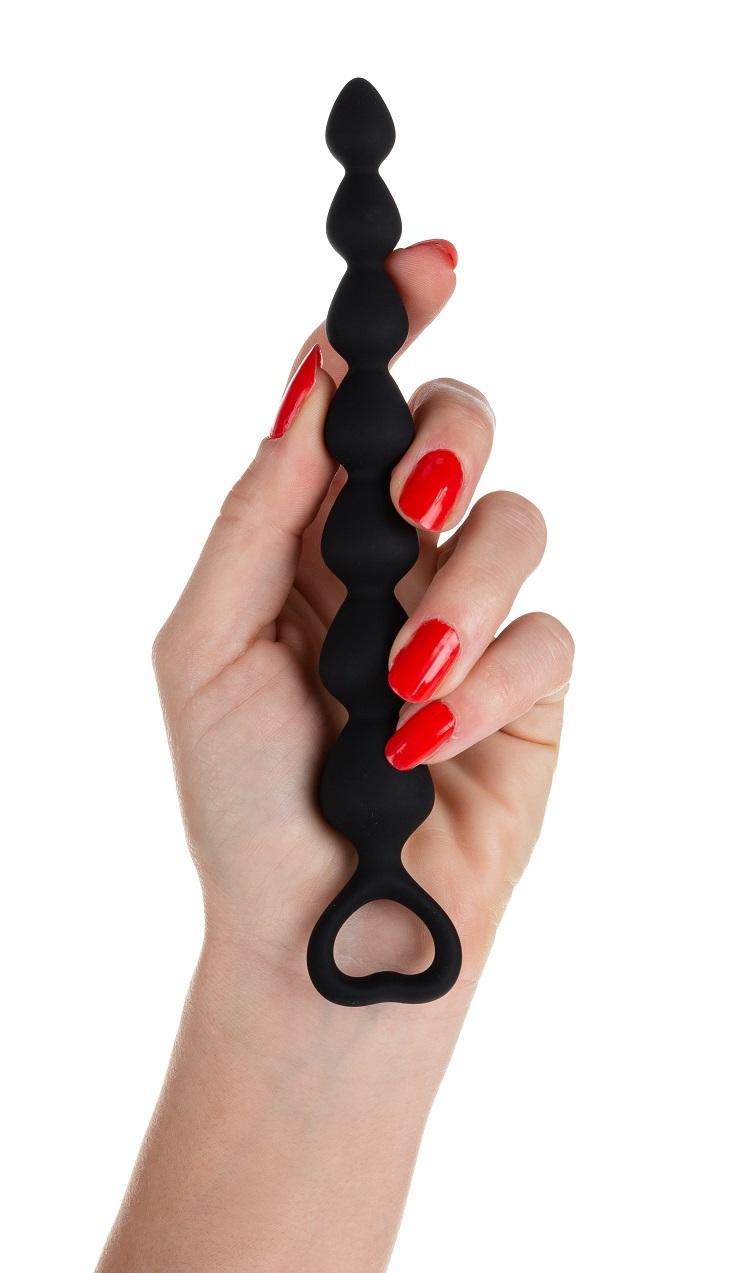 BASIC X Anální korále vel. S černé - Obrázek 4