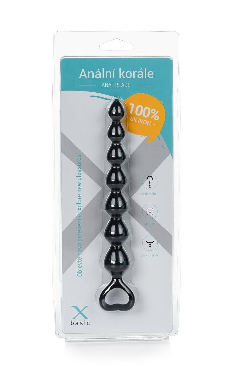 BASIC X Anální korále vel. S černé - Obrázek 7