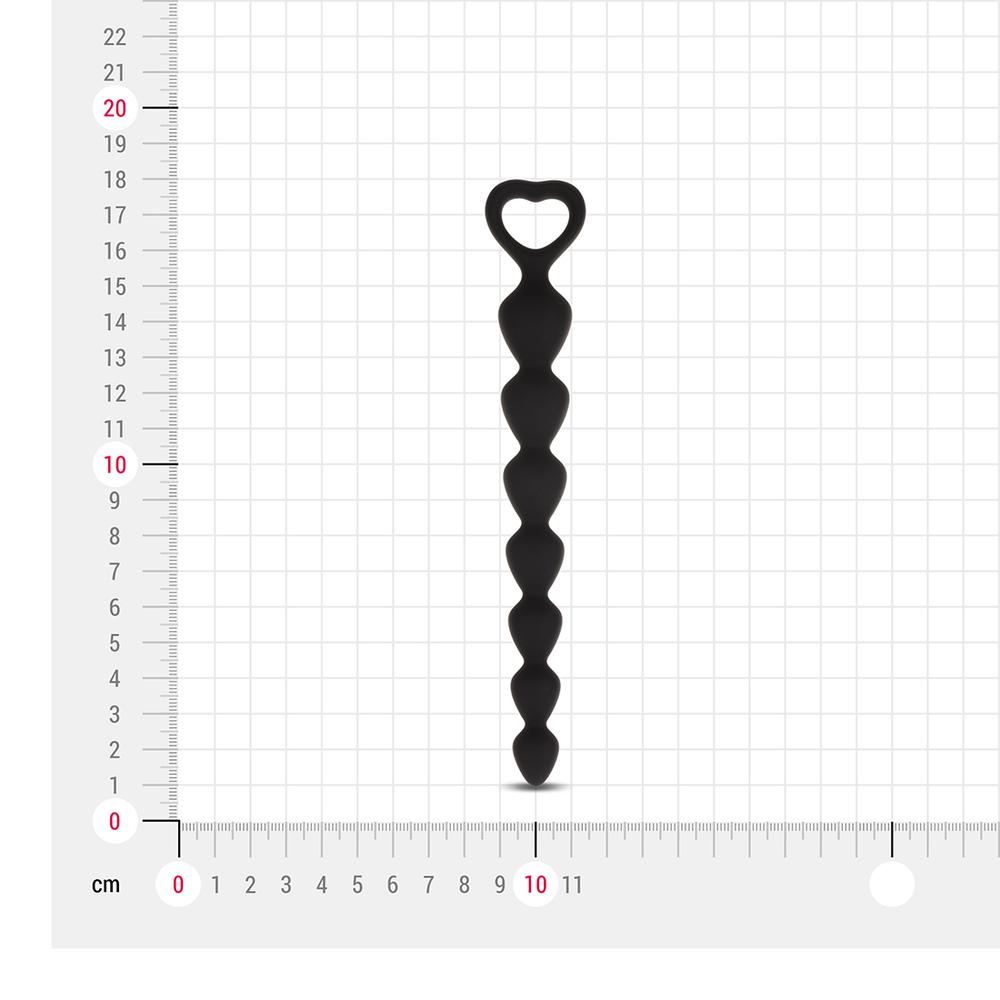 BASIC X Anální korále vel. S černé