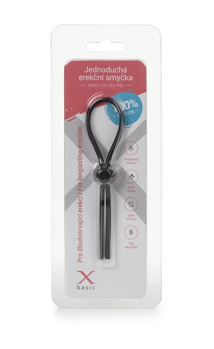 BASIC X Erekční smyčka jednoduchá černá - Obrázek 5
