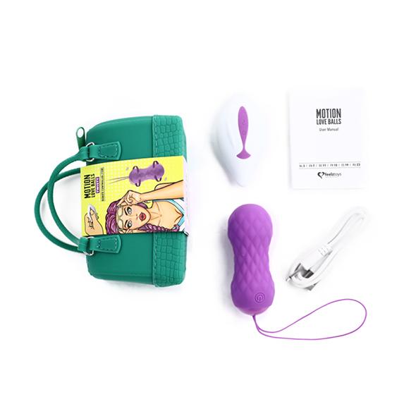 FeelzToys Motion Love Balls Twisty - vibrační vajíčko - Image 4