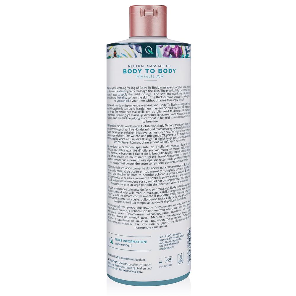 Exotiq Body to Body masážní olej neutral 500 ml - Image 3