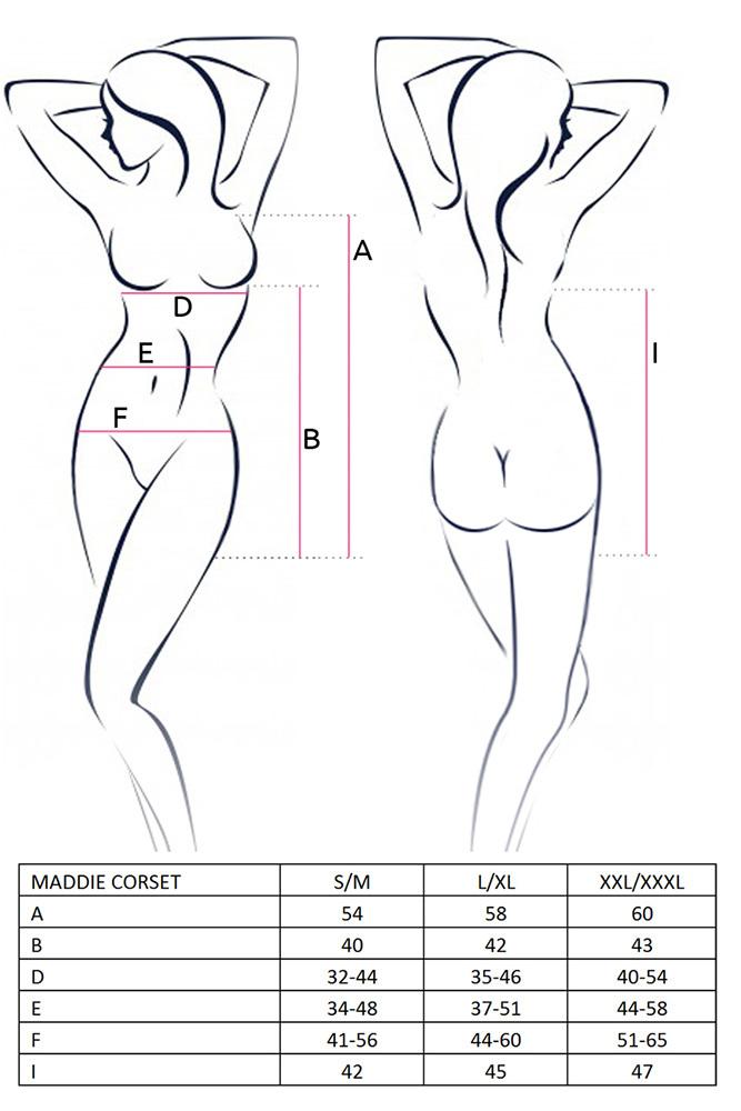 Erotic Line MADDIE korzet: S/M - Image 2