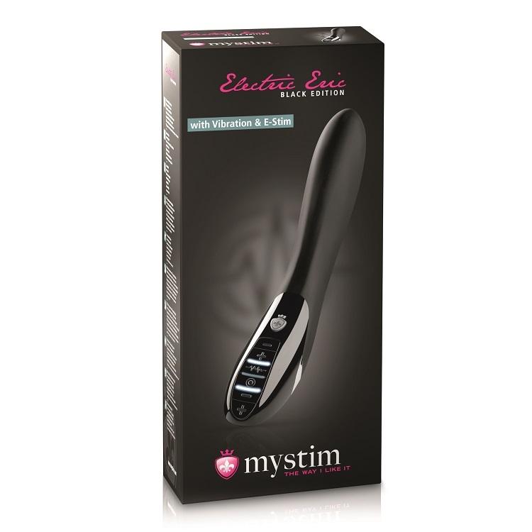 Mystim Electric Eric Vibrátor s elektrostimulací – Black Edition