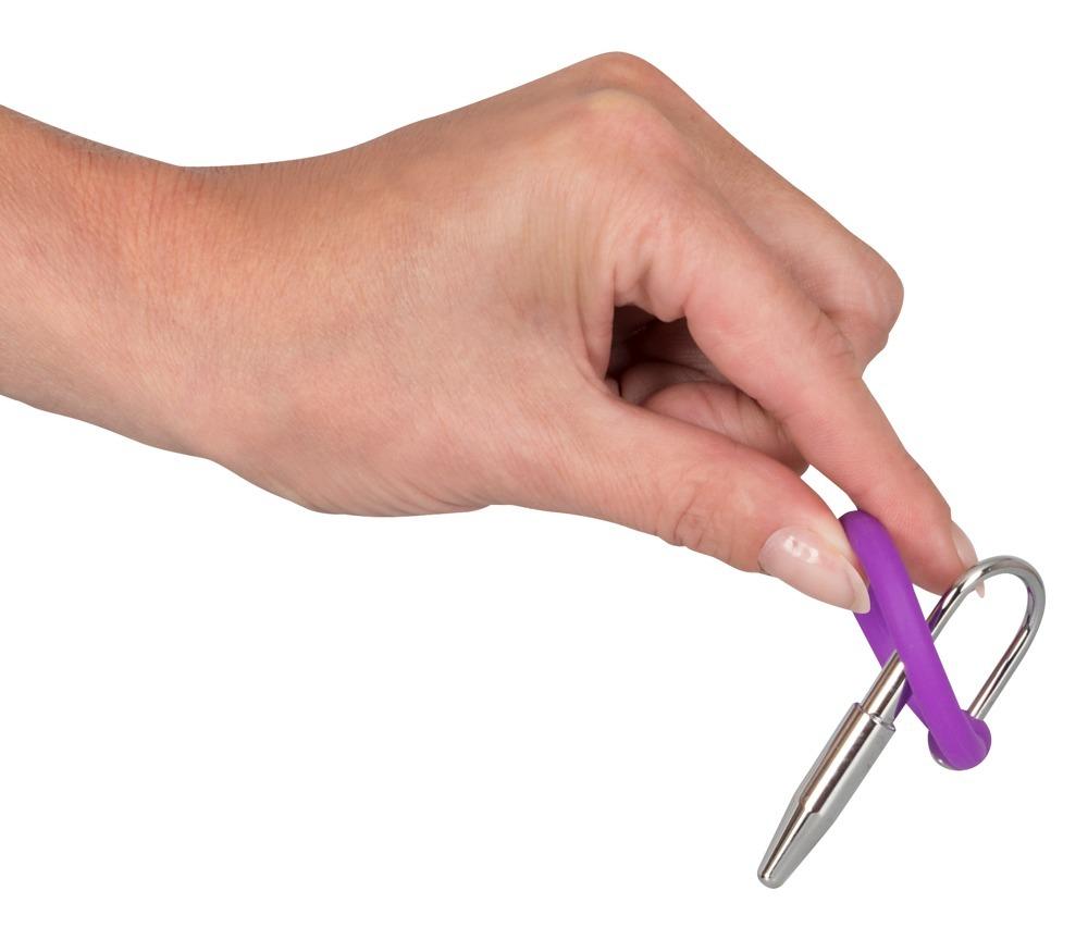 PenisPlug Glans Dilatátor se silikonovým kroužkem