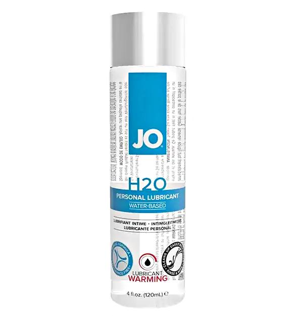 Levně JO H2O Lubrikační gel hřejivý 120 ml