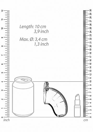 ManCage 15 Klen na penis 9 cm – transparentní